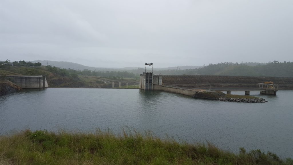 Awoonga Dam is at 97 per cent capacity. Source: Chris Arnold Awoonga Dam is at 97 per cent capacity. Source: Chris Arnold