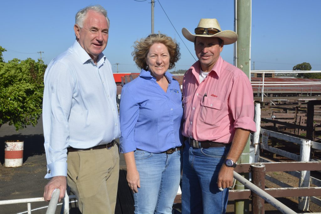 A generous donation was made to the family of a two-year-old boy who was killed at Irongate. Toowoomba Regional Council mayor Paul Antonio donated two head of cattle, with Careflight's Sarah Delahunty and Elders agent Darren Hartwig. A generous donation was made to the family of a two-year-old boy who was killed at Irongate. Toowoomba Regional Council mayor Paul Antonio donated two head of cattle, with Careflight's Sarah Delahunty and Elders agent Darren Hartwig.