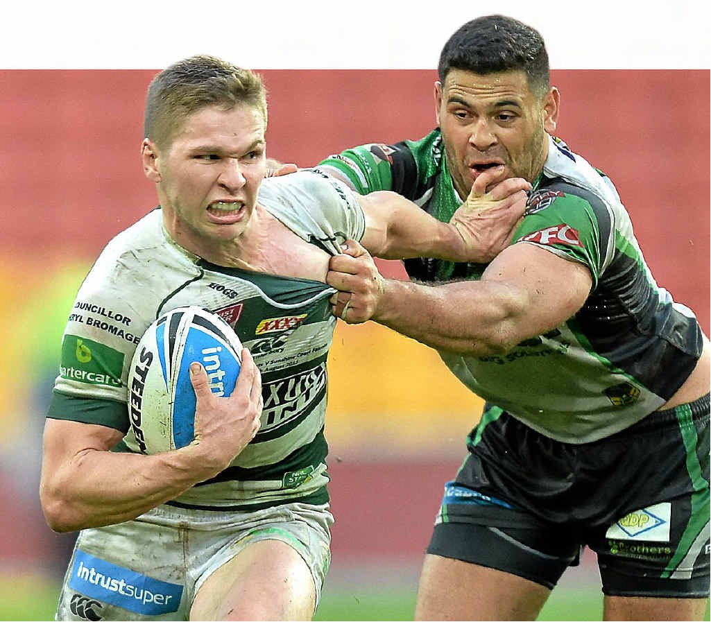 DANGEROUS: Matt Parcell in action for the Ipswich Jets during last season’s Intrust Super Cup final at Suncorp Stadium. DANGEROUS: Matt Parcell in action for the Ipswich Jets during last season’s Intrust Super Cup final at Suncorp Stadium.