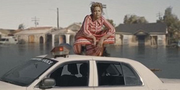 Beyonce in her new music video. She is set to give this year's Super Bowl a political edge. Photo / Beyonce / YouTube Beyonce in her new music video. She is set to give this year's Super Bowl a political edge. Photo / Beyonce / YouTube