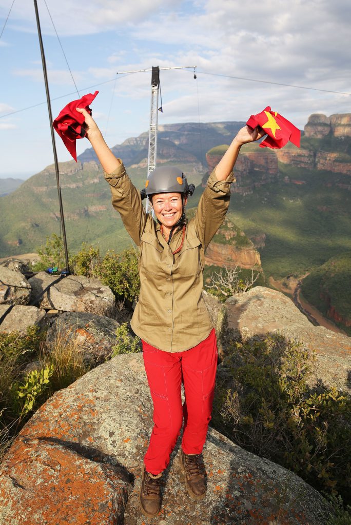 Jo Beth Taylor conquers her fear of heights in the World's End tucker trial on I'm A Celebrity... Get Me Out of Here! Jo Beth Taylor conquers her fear of heights in the World's End tucker trial on I'm A Celebrity... Get Me Out of Here!