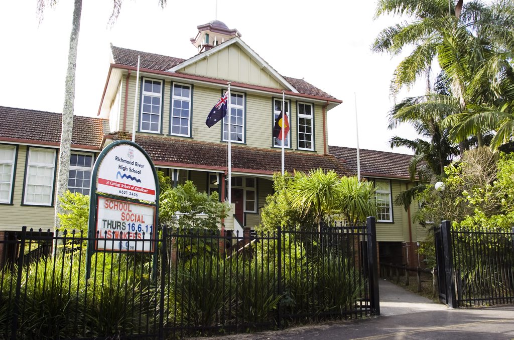 Richmond River High School has been evacuated following a bomb threat. Richmond River High School has been evacuated following a bomb threat.