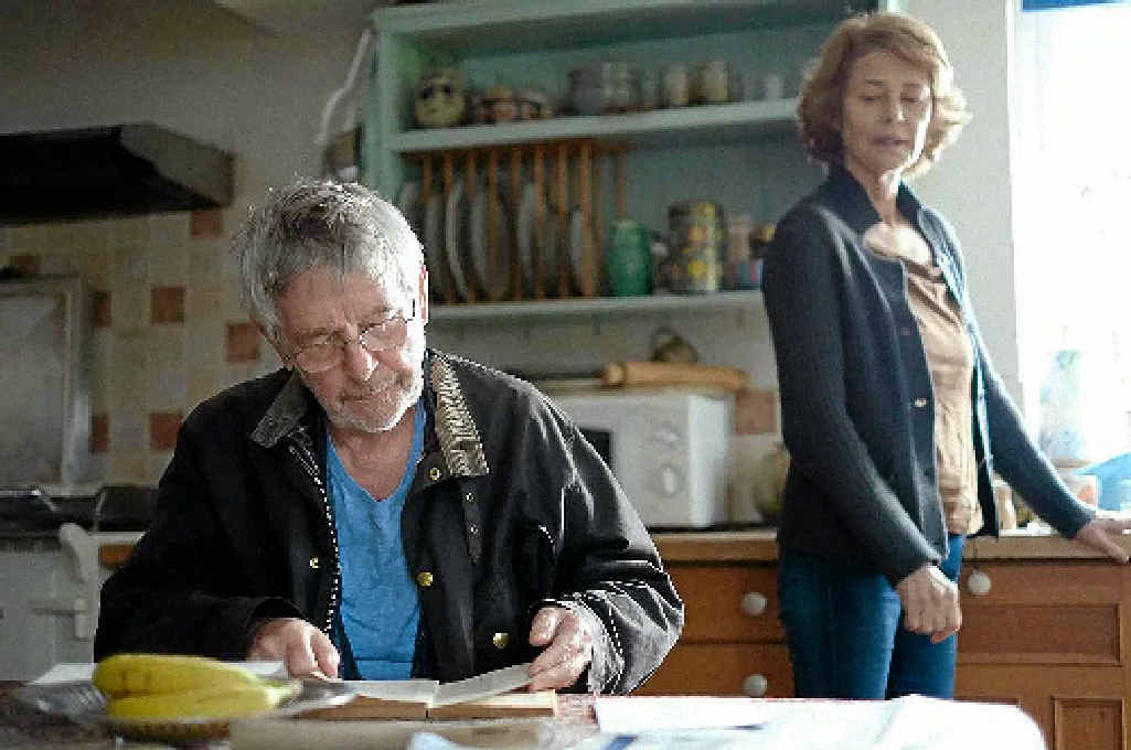 Tom Courtenay and Charlotte Rampling in a scene from the movie 45 Years. Tom Courtenay and Charlotte Rampling in a scene from the movie 45 Years.