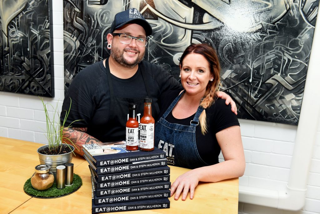 Enjoy your steak with a side of creamy sauce with this recipe from MKR winners Dan and Steph Mulheron.