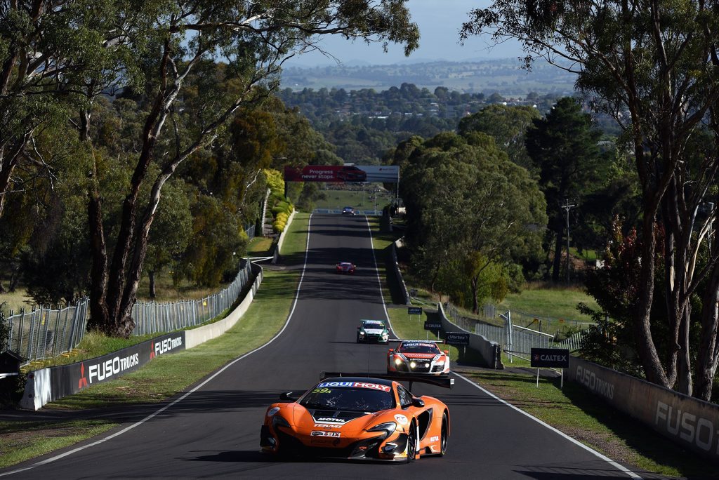 BATHURST, AUSTRALIA - FEBRUARY 07: Shane van Gisbergen drives the #59 Tekno Autosports Mclaren 650s during the Bathurst 12 Hour Race at Mount Panorama on February 7, 2016 in Bathurst, Australia. (Photo by Daniel Kalisz/Getty Images) BATHURST, AUSTRALIA - FEBRUARY 07: Shane van Gisbergen drives the #59 Tekno Autosports Mclaren 650s during the Bathurst 12 Hour Race at Mount Panorama on February 7, 2016 in Bathurst, Australia. (Photo by Daniel Kalisz/Getty Images)