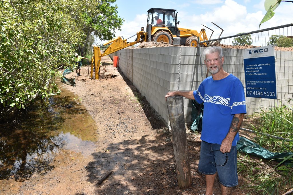 Urangan resident Lyall Thompson on the Urangan resident Lyall Thompson on the