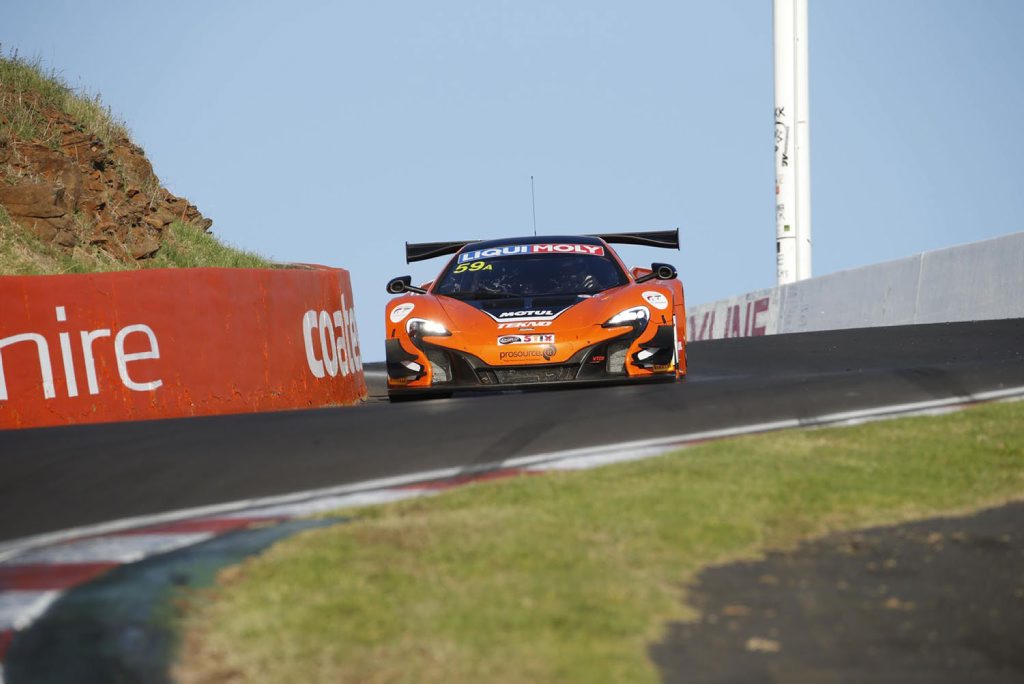 Winning McLaren 650S at the 2016 Bathurst 12 Hour. Photo: Contributed Winning McLaren 650S at the 2016 Bathurst 12 Hour. Photo: Contributed