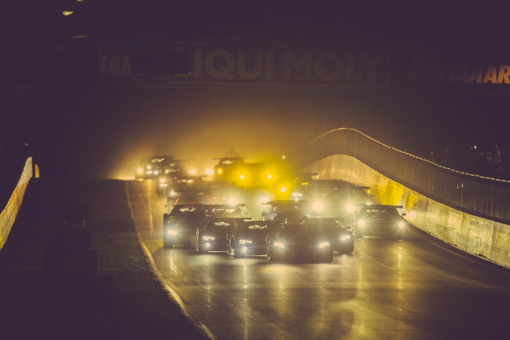 Starting in darkness at the 2016 Bathurst 12 Hour. Photo: Contributed Starting in darkness at the 2016 Bathurst 12 Hour. Photo: Contributed