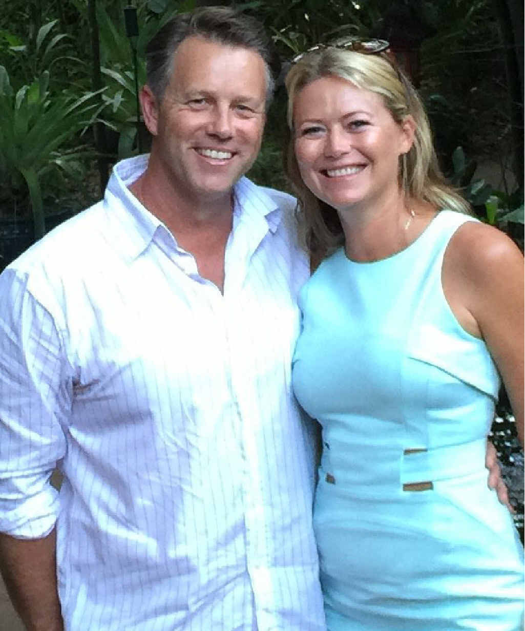 MISS YOU: Jo Beth Taylor and her partner Matt Bennell will be apart this Valentine’s Day. MISS YOU: Jo Beth Taylor and her partner Matt Bennell will be apart this Valentine’s Day.