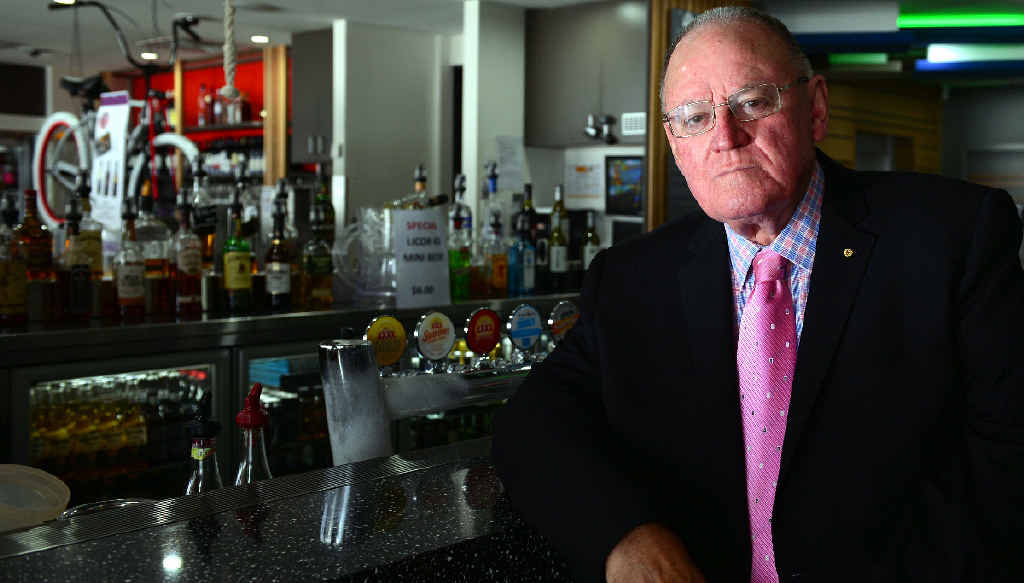 WRONG MOVE: President of Clubs Australia and Chairman of Clubs NSW Peter Newell at Coolum Surf Club. He wants the Queensland Government to rethink proposals on how to deter alcohol-fuelled violence. WRONG MOVE: President of Clubs Australia and Chairman of Clubs NSW Peter Newell at Coolum Surf Club. He wants the Queensland Government to rethink proposals on how to deter alcohol-fuelled violence.