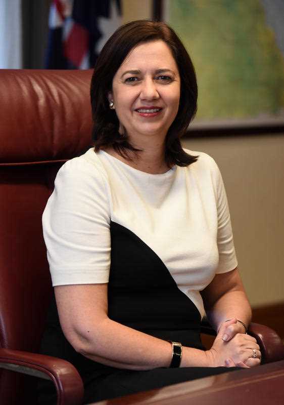 Queensland Premier Annastacia Palaszczuk poses for photos in her office in Brisbane, Sunday, Feb. 14, 2016. Today marks one year since Ms Palaszczuk took office. Queensland Premier Annastacia Palaszczuk poses for photos in her office in Brisbane, Sunday, Feb. 14, 2016. Today marks one year since Ms Palaszczuk took office.