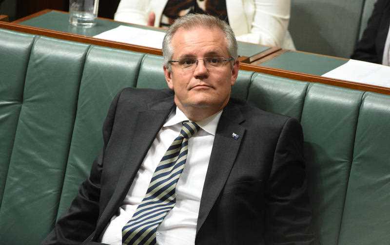 reasurer Scott Morrison during Question Time at Parliament House at Parliament House in Canberra on Thursday, Feb. 11, 2016. reasurer Scott Morrison during Question Time at Parliament House at Parliament House in Canberra on Thursday, Feb. 11, 2016.