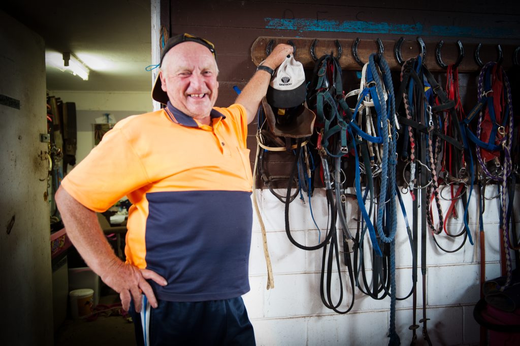 Race horse trainer Jim Jarvis has stories to tell. Photo: Rob Wright / The Coffs Coast Advocate Race horse trainer Jim Jarvis has stories to tell. Photo: Rob Wright / The Coffs Coast Advocate