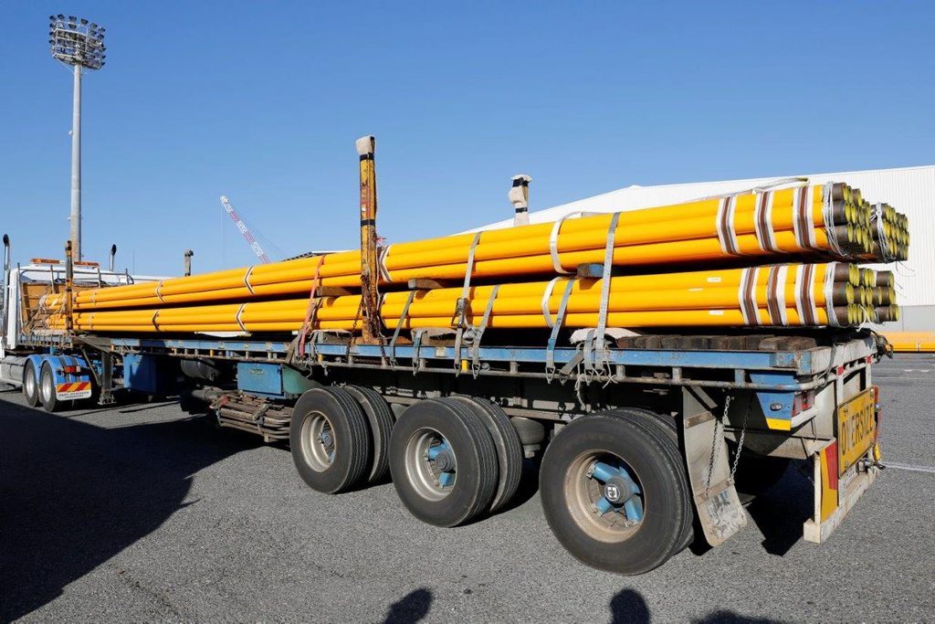 The Bundaberg Gas Pipeline construction will begin in April. The Bundaberg Gas Pipeline construction will begin in April.