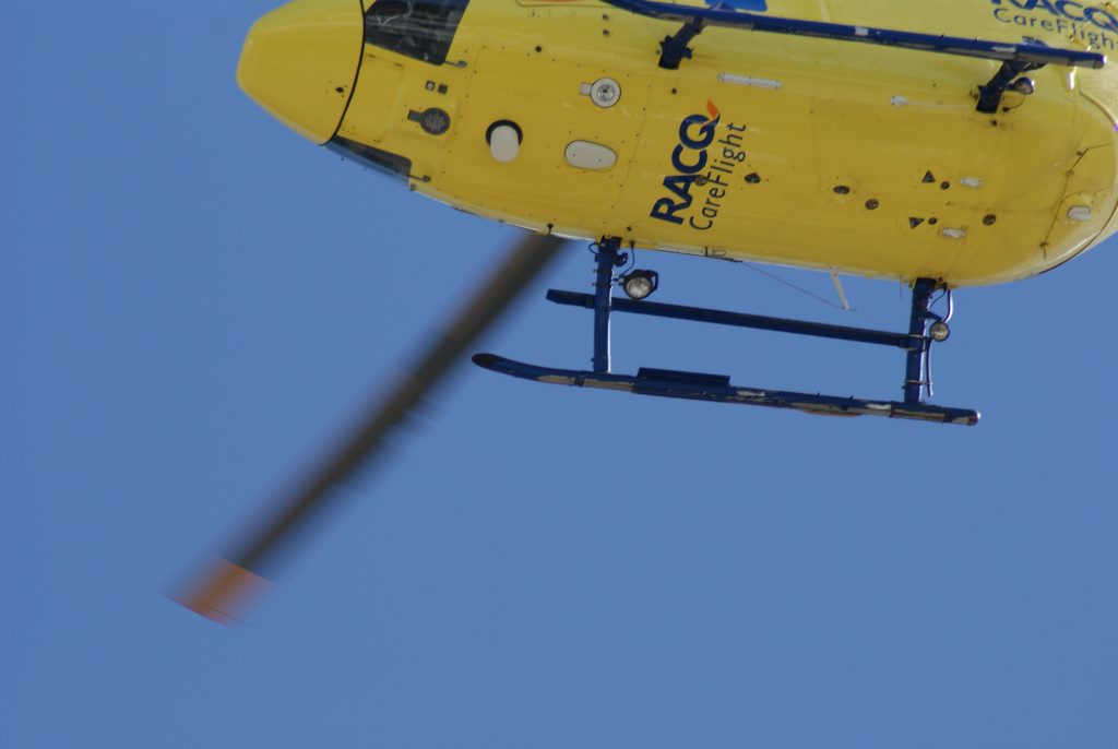 RACQ Careflight Rescue helicopter, generic. Photo Contributed RACQ Careflight Rescue helicopter, generic. Photo Contributed