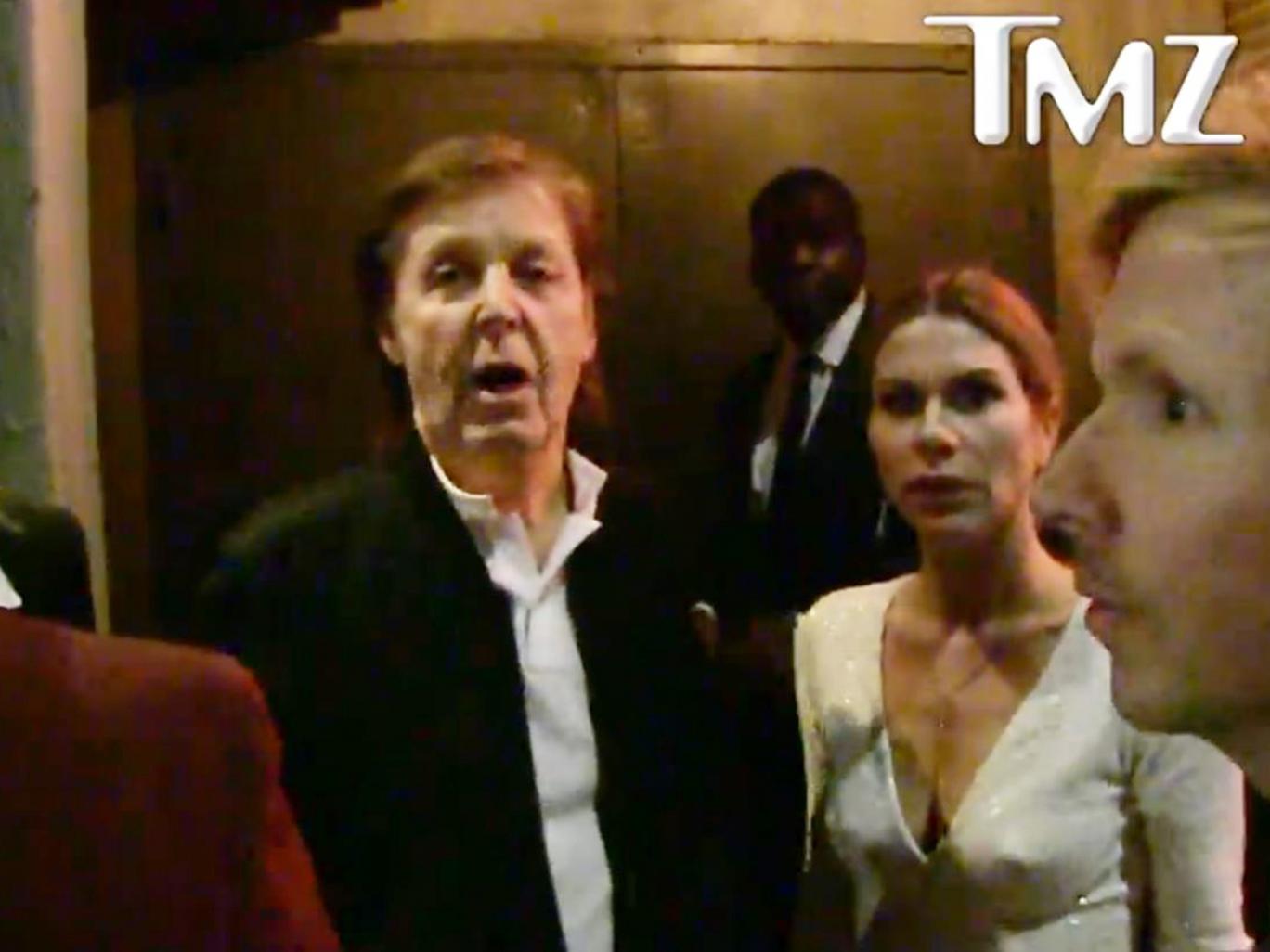 Former Beatle and recording legend Sir Paul McCartney is turned away from a Grammy's afterparty Former Beatle and recording legend Sir Paul McCartney is turned away from a Grammy's afterparty