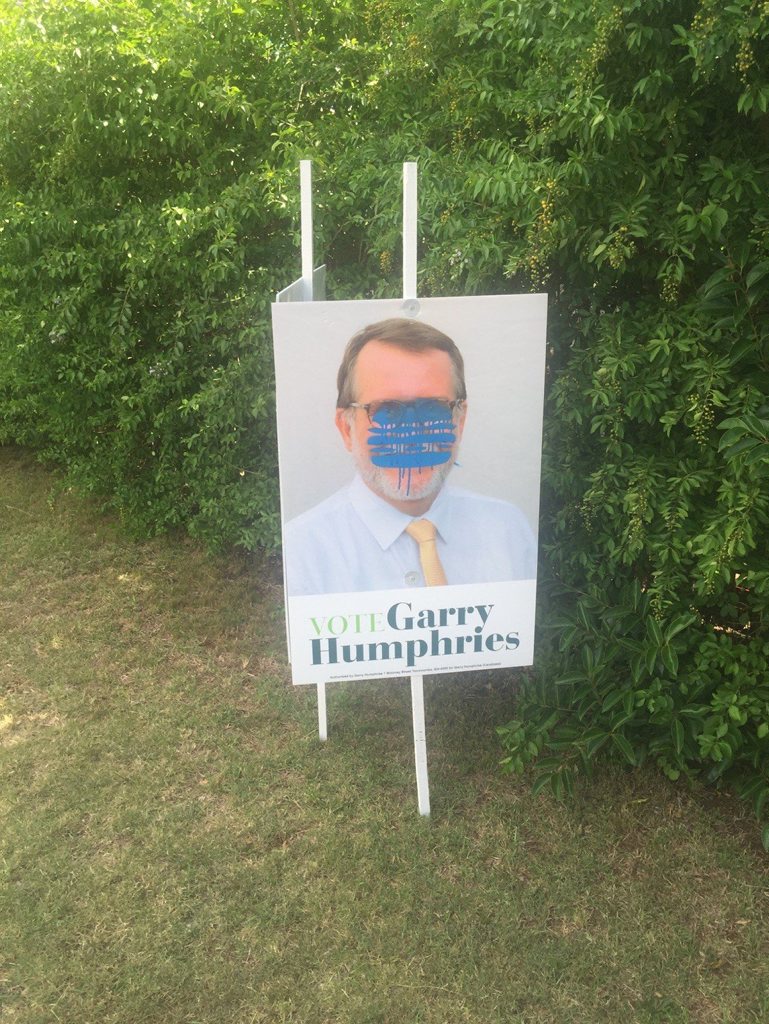 Signs Of A Dirty Election Campaign In Toowoomba Chronicle