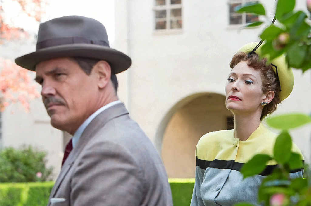 Josh Brolin and Tilda Swinton in a scene from the movie Hail, Caesar! Josh Brolin and Tilda Swinton in a scene from the movie Hail, Caesar!