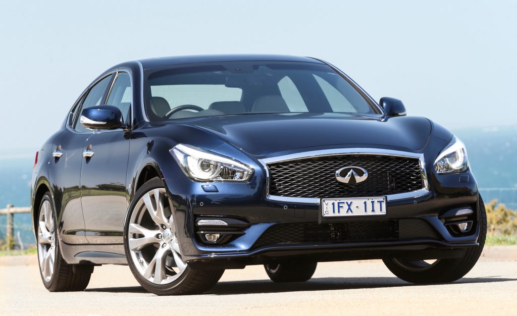 PREMIUM: Infiniti's revised Q70 comes loaded with standard features and has classy style, but faces a tough battle against quality established rivals. PREMIUM: Infiniti's revised Q70 comes loaded with standard features and has classy style, but faces a tough battle against quality established rivals.