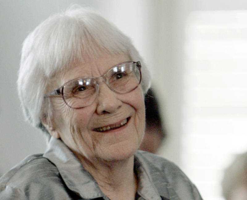 Harper Lee smiles during a ceremony honoring the four new members of the Alabama Academy of Honor at the Capitol in Montgomery, Ala. Lee, elusive author of best-seller Harper Lee smiles during a ceremony honoring the four new members of the Alabama Academy of Honor at the Capitol in Montgomery, Ala. Lee, elusive author of best-seller