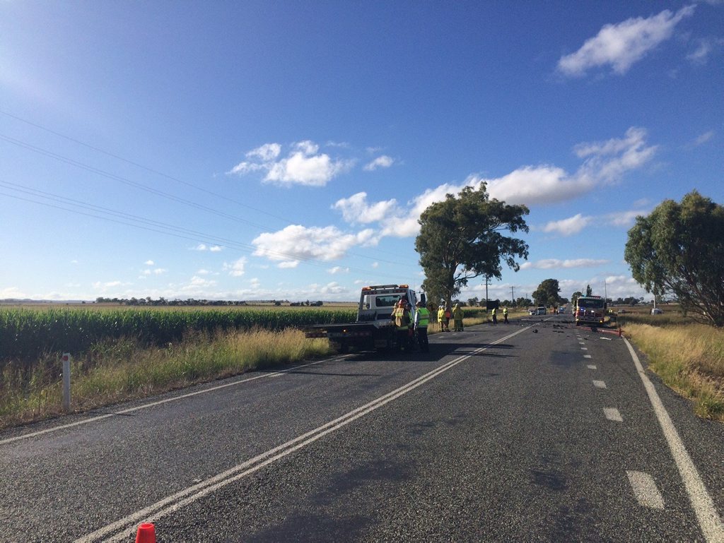 The scene of the fatal crash near Clifton. The scene of the fatal crash near Clifton.