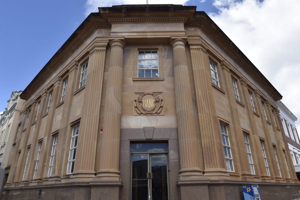 The former Westpac Bank on the corner of Ruthven and Margaret Streets has been purchased by developers, Philip Collins and his son John Collins The former Westpac Bank on the corner of Ruthven and Margaret Streets has been purchased by developers, Philip Collins and his son John Collins