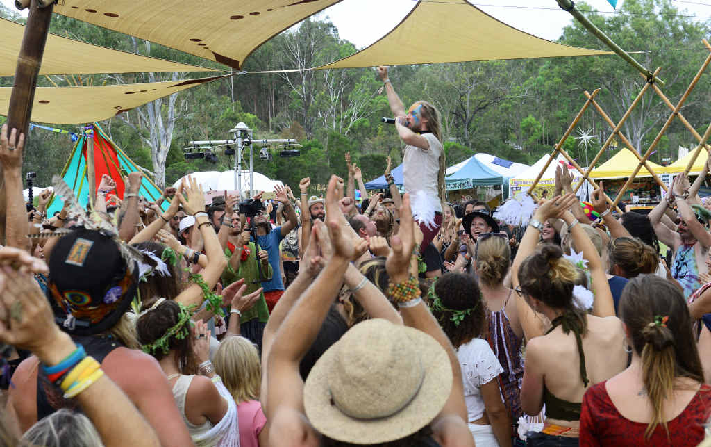 MUSICAL JOURNEY: Revellers at the recent Earth Frequency Festival in Peak Crossing. MUSICAL JOURNEY: Revellers at the recent Earth Frequency Festival in Peak Crossing.