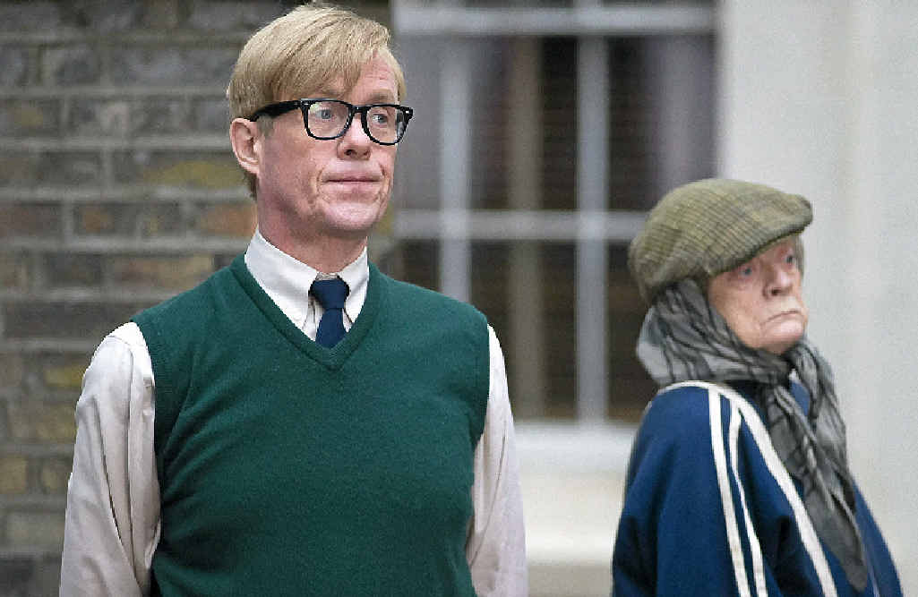Alex Jennings and Maggie Smith in a scene from the movie The Lady in the Van. Alex Jennings and Maggie Smith in a scene from the movie The Lady in the Van.
