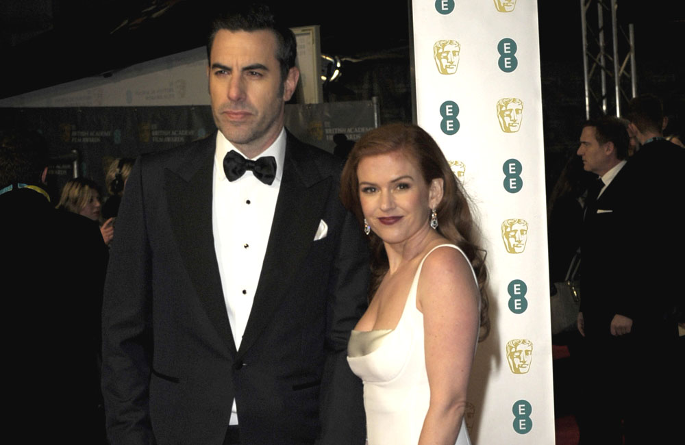 Sacha Baron Cohen and Isla Fisher. Sacha Baron Cohen and Isla Fisher.
