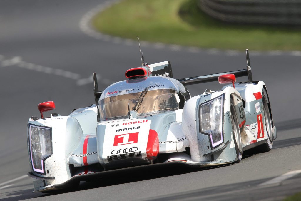 NICE PRESENT: Le Mans Audi R18 was gifted to Dindo by Audi to say thanks for a great career. NICE PRESENT: Le Mans Audi R18 was gifted to Dindo by Audi to say thanks for a great career.