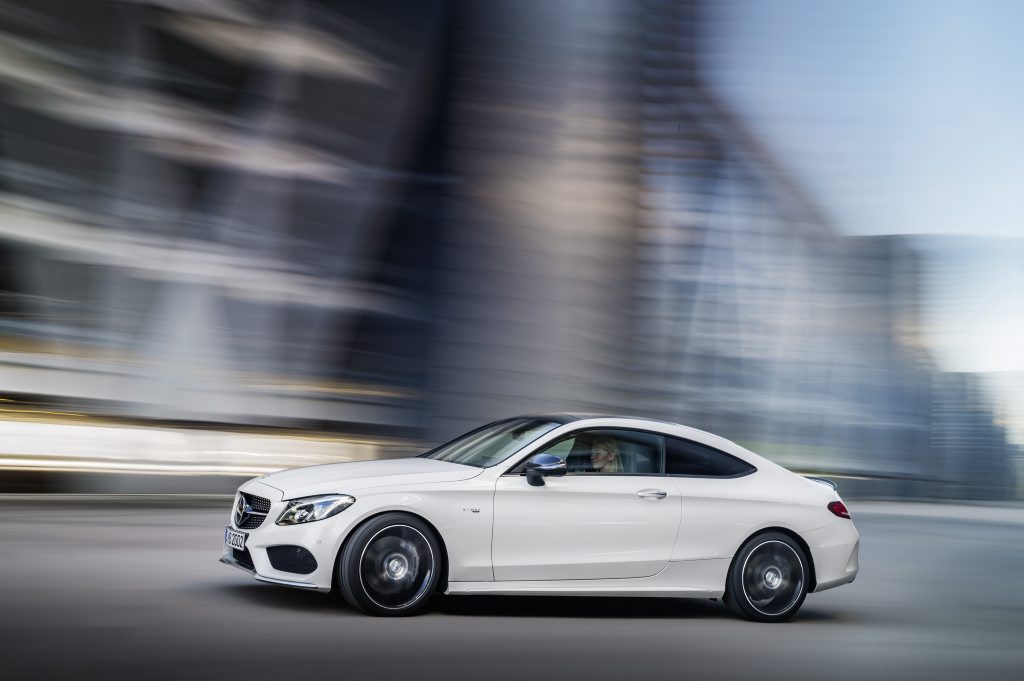 STILL QUICK: More affordable AMG C-Class coupe will be a compelling choice for those not wanting to stretch to a $159,110 C63 coupe. STILL QUICK: More affordable AMG C-Class coupe will be a compelling choice for those not wanting to stretch to a $159,110 C63 coupe.