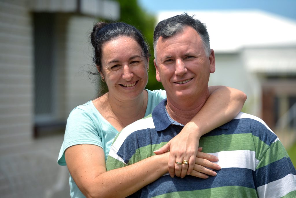 BACK ON DUTY: Lucy Lukan is glad to have her husband Dan Lukan back after horror crash, he is on light duties and recovering slowly every day. Photo: Max Fleet / NewsMail BACK ON DUTY: Lucy Lukan is glad to have her husband Dan Lukan back after horror crash, he is on light duties and recovering slowly every day. Photo: Max Fleet / NewsMail