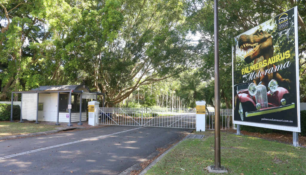 CLOSED: The Palmer Coolum resort has had its gates closed to the public. CLOSED: The Palmer Coolum resort has had its gates closed to the public.