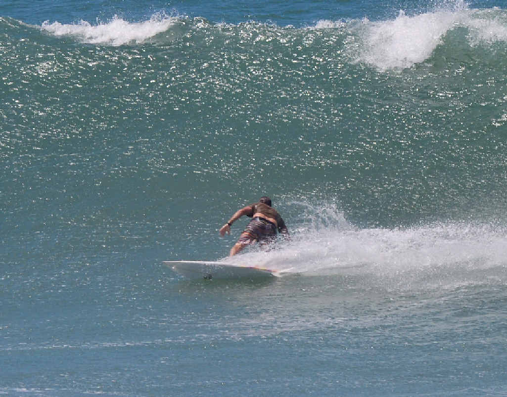Joy for one at Alexandra Headland. Joy for one at Alexandra Headland.
