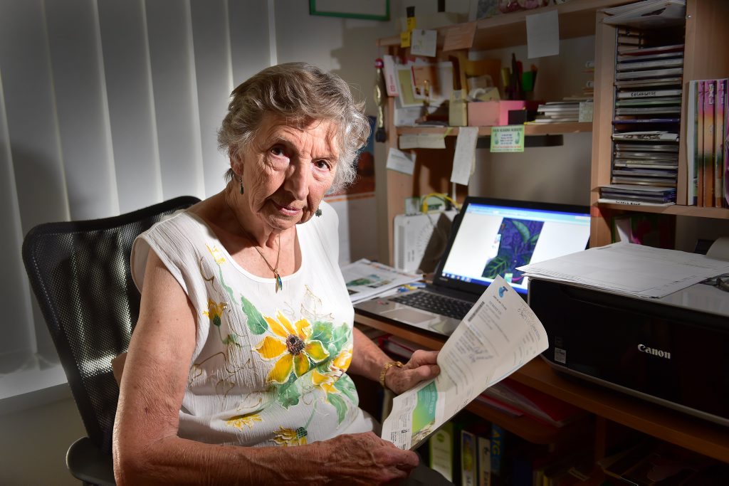 Valerie Zwart was lucky to avoid being scammed by a fake Telstra email. Valerie Zwart was lucky to avoid being scammed by a fake Telstra email.