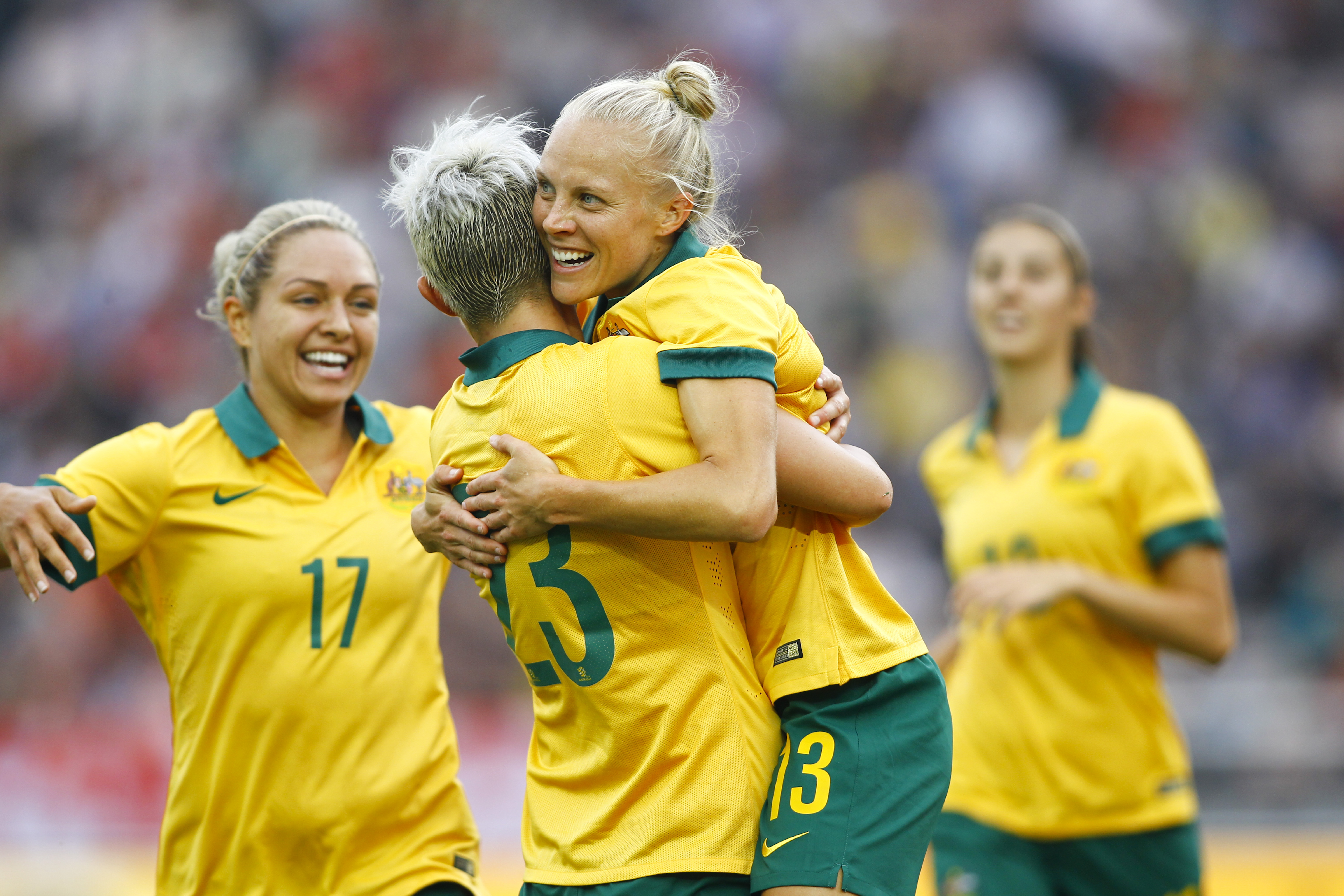 The Matildas face a tough Olympic qualifying series. Photo: Getty Images. The Matildas face a tough Olympic qualifying series. Photo: Getty Images.