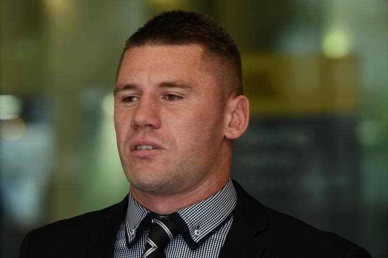 Sydney Roosters player Shaun Kenny-Dowall not guilty of 11 domestic violence charges.
Sydney Roosters player Shaun Kenny-Dowall not guilty of 11 domestic violence charges.