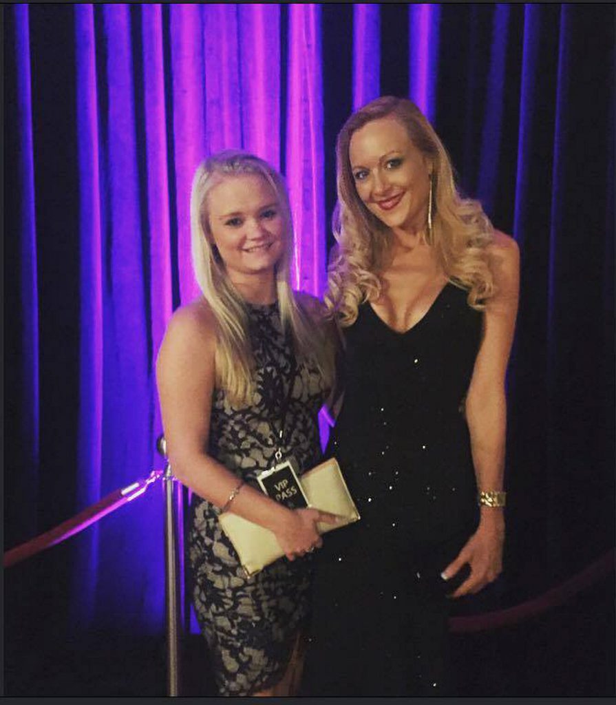 Katrina Edwards and Milissa Heath at an Oscars VIP after party. Katrina Edwards and Milissa Heath at an Oscars VIP after party.
