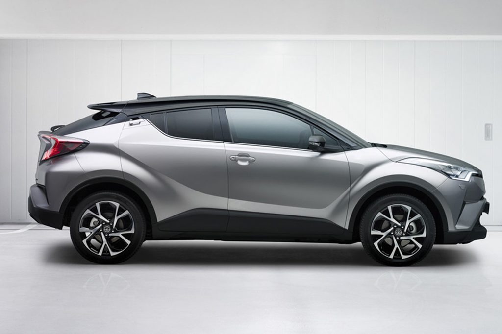 2017 Toyota C-HR small SUV. 2017 Toyota C-HR small SUV.