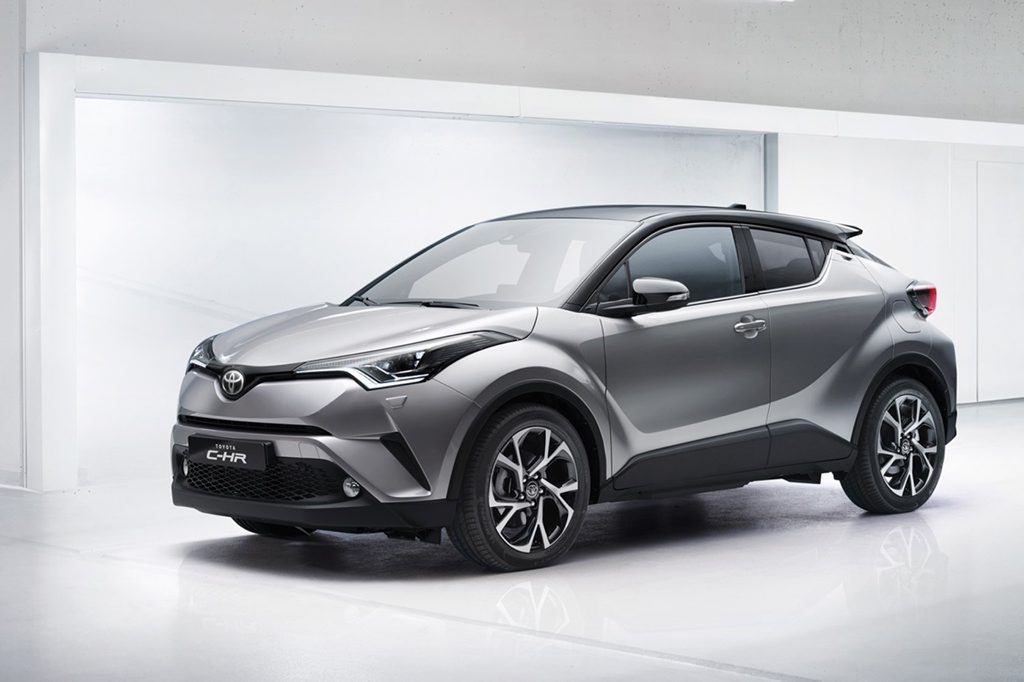 2017 Toyota C-HR small SUV. 2017 Toyota C-HR small SUV.