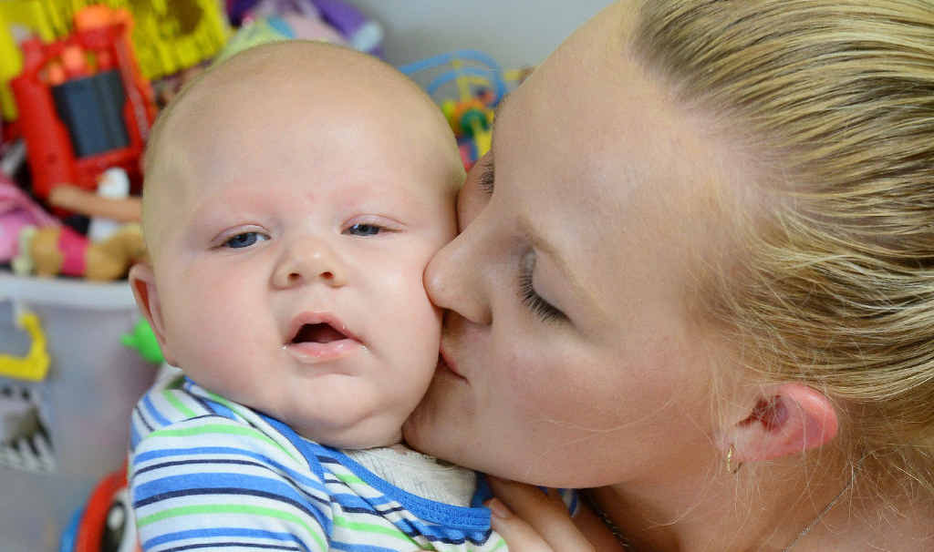 BIG SCARE: Kymberley Foelz of Boonah and her 3-month-old son Henry who is recovering from the deadly parechovirus. BIG SCARE: Kymberley Foelz of Boonah and her 3-month-old son Henry who is recovering from the deadly parechovirus.