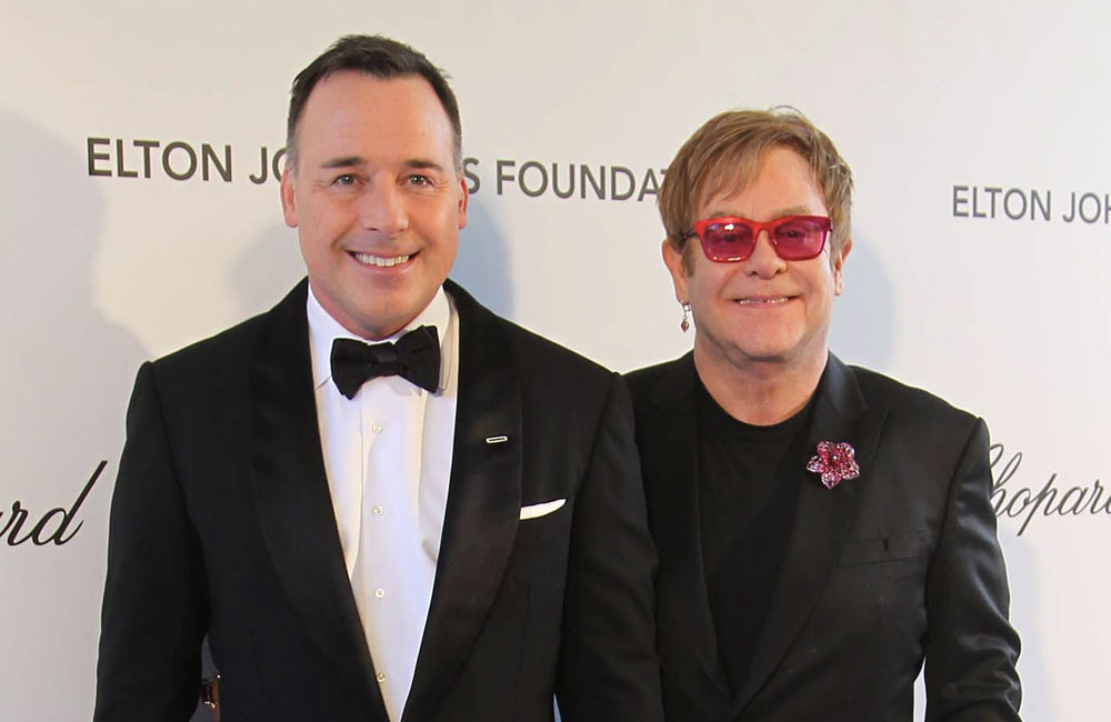 David Furnish and Sir Elton John are writing their wills. David Furnish and Sir Elton John are writing their wills.