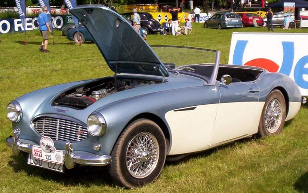 Stars Cars Alan Jones, Austin Healey 100-6. Photo: Contributed. Stars Cars Alan Jones, Austin Healey 100-6. Photo: Contributed.