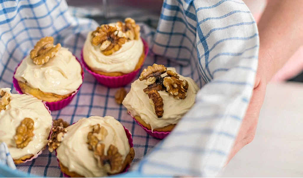 Dan and Steph’s banana cupcakes with maple icing. Dan and Steph’s banana cupcakes with maple icing.