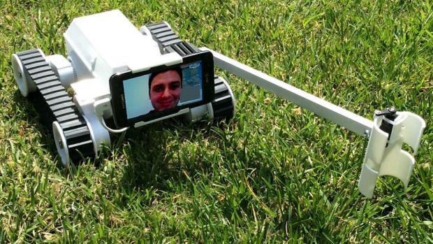 Matt Walker is Robot Dad. Photo: Matt Walker Matt Walker is Robot Dad. Photo: Matt Walker
