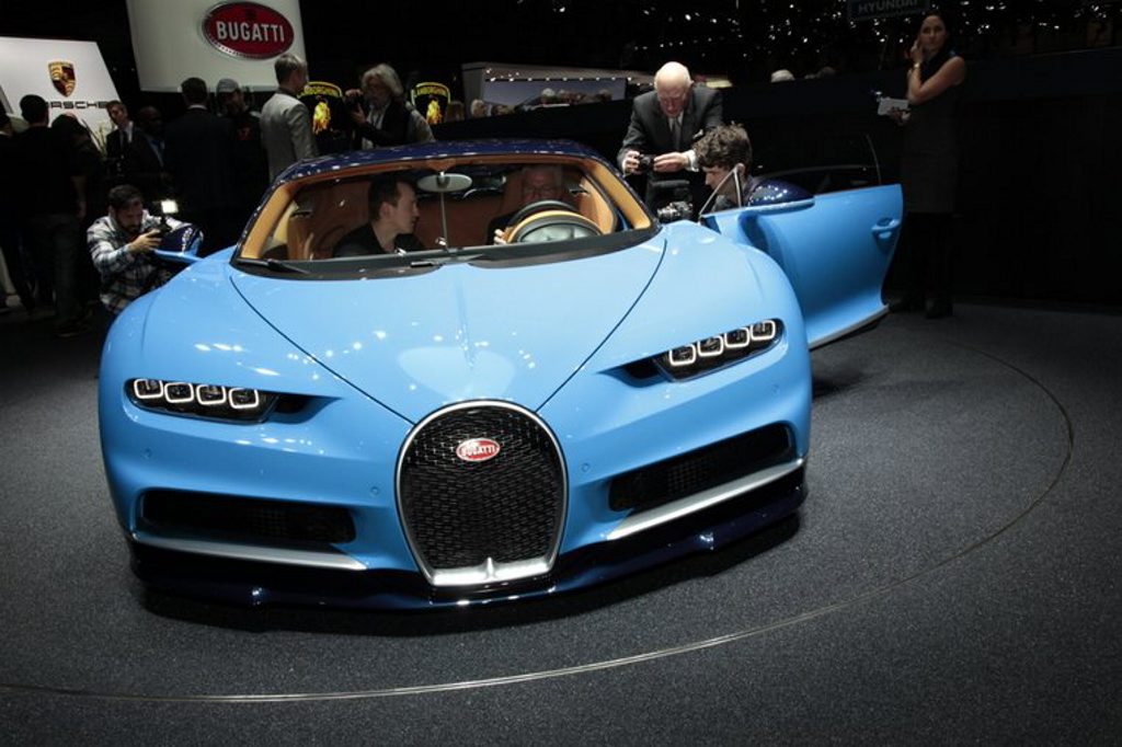 Bugatti Chiron at the 2016 Geneva Motor Show. Photo: Contributed. Bugatti Chiron at the 2016 Geneva Motor Show. Photo: Contributed.