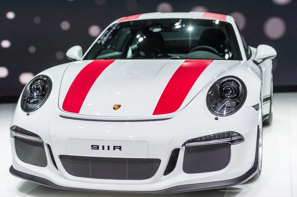 Porsche 911R at the 2016 Geneva Motor Show. Photo: Contributed. Porsche 911R at the 2016 Geneva Motor Show. Photo: Contributed.