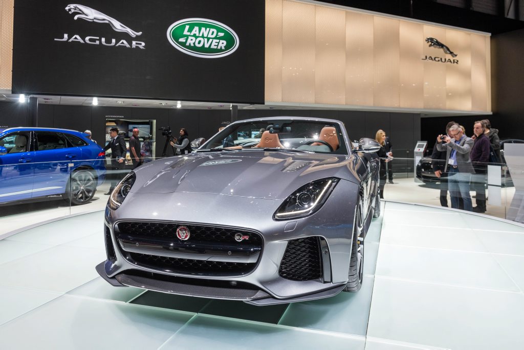 Jaguar F-Type SVR at the 2016 Geneva Motor Show. Photo: Contributed. Jaguar F-Type SVR at the 2016 Geneva Motor Show. Photo: Contributed.