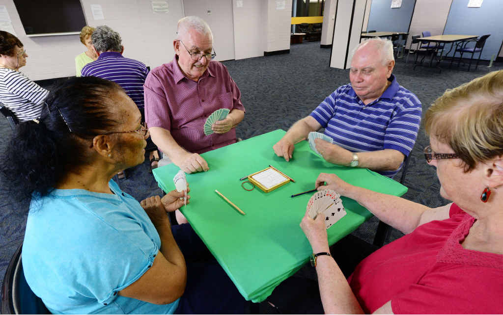 STAY CONNECTED: Ipswich City Bridge Club players at the Ipswich Humanities Centre. STAY CONNECTED: Ipswich City Bridge Club players at the Ipswich Humanities Centre.
