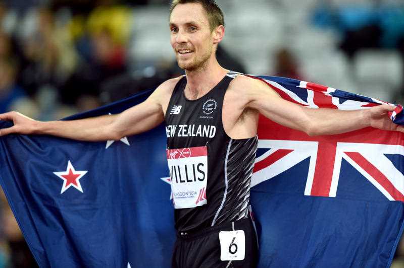 New Zealand's Nick Willis celebrates after winning a bronze medal in the men's 1500m finall at Hampden Park during the XX Commonwealth Games, in Glasgow, Scotland, Saturday, Aug. 2, 2014. New Zealand's Nick Willis celebrates after winning a bronze medal in the men's 1500m finall at Hampden Park during the XX Commonwealth Games, in Glasgow, Scotland, Saturday, Aug. 2, 2014.